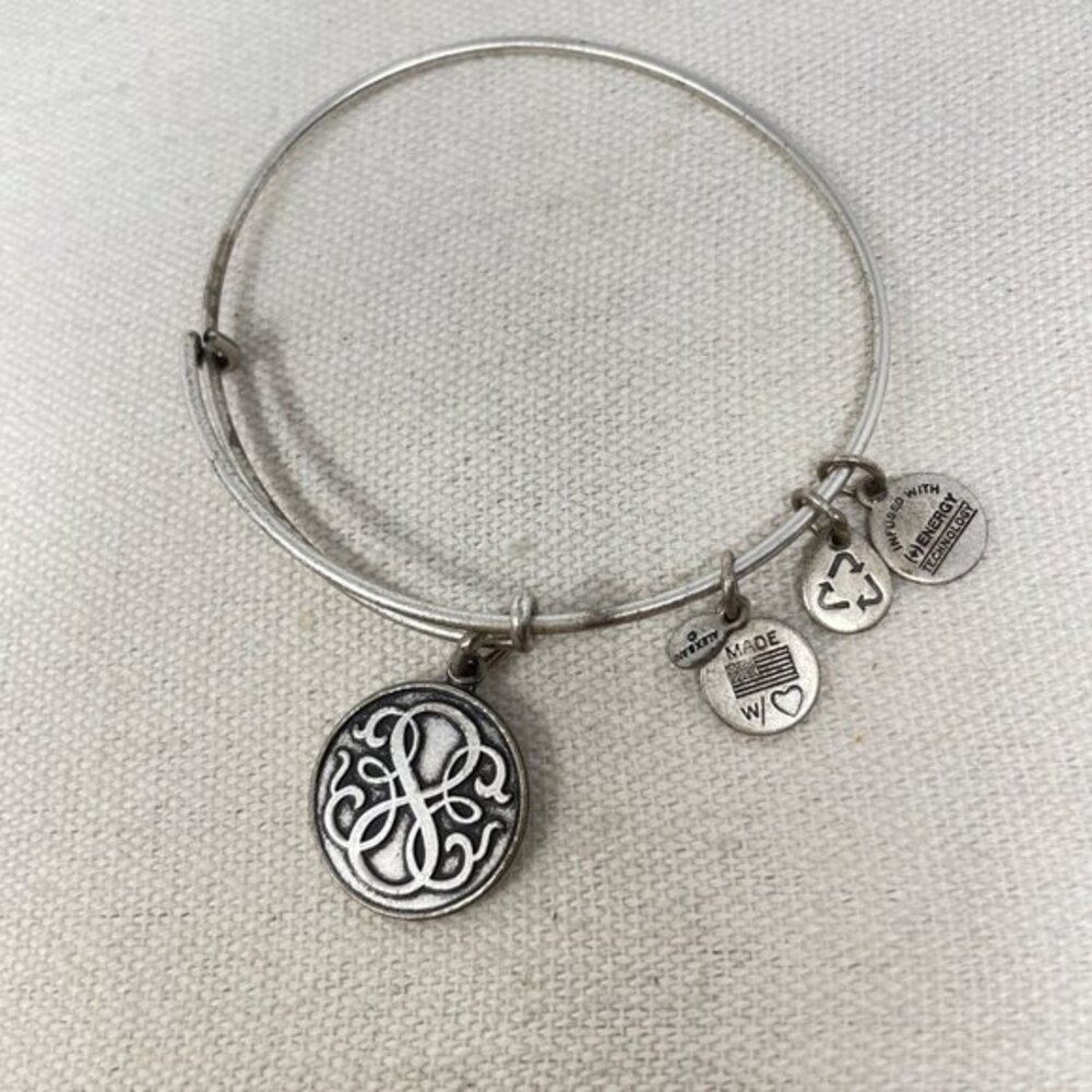 Alex and Ani Path‎ of Life Charm Bangle Bracelet 2014 Adjustable Silver-Tone
